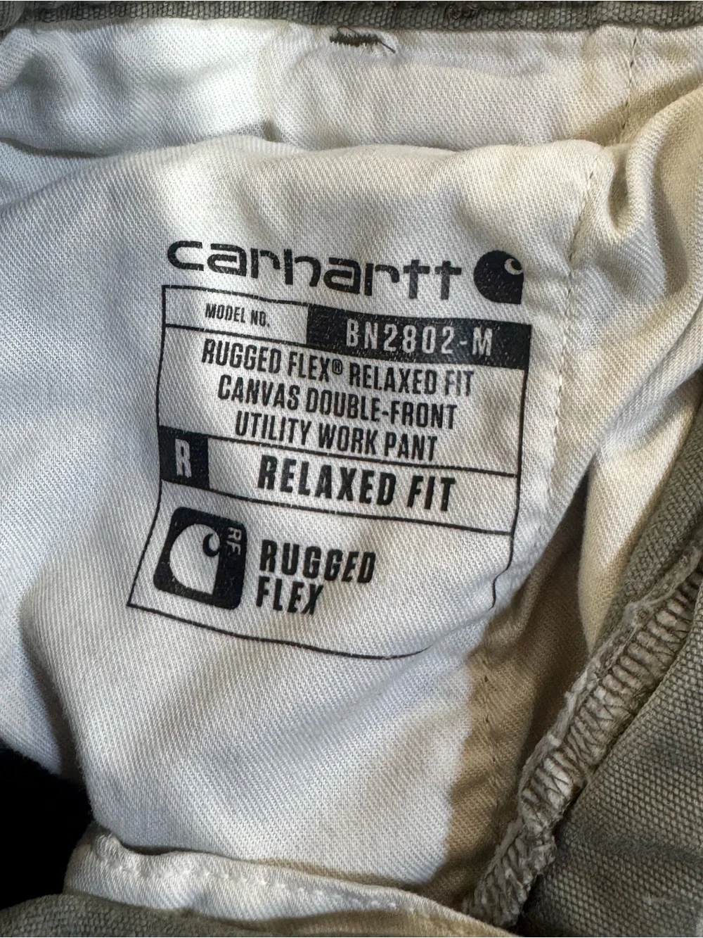 Carhartt Double Knee Rugged Flex BN-2802 32x32